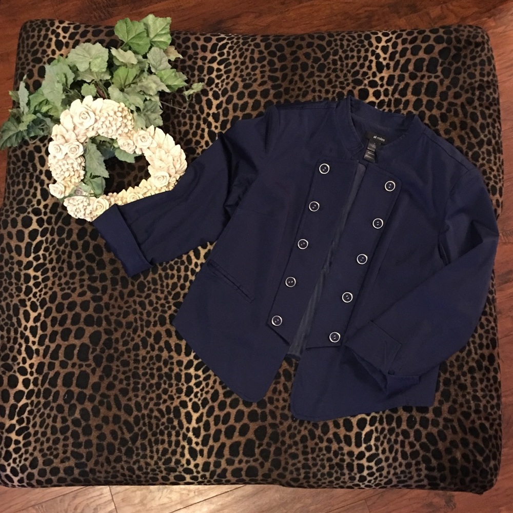 ⚓️Navy 3/4 Sleeve Dressy Jacket